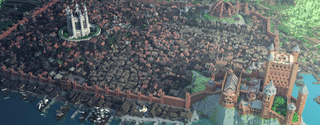 Illustration for article titled Game of Thrones King's Landing recreated with baffling precision in Minecraft